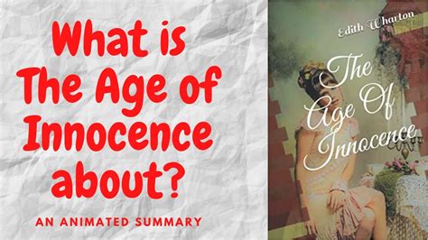 The Age Of Innocence By Edith Wharton Youtube