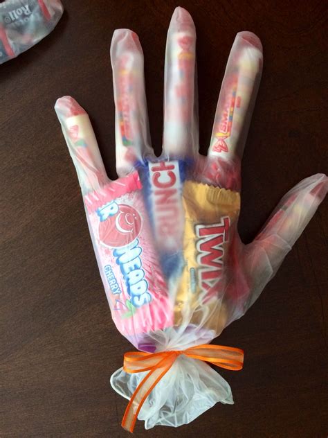 Halloween Classroom Treat Bags With Vinyl Gloves