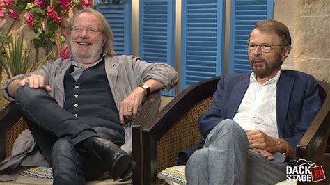 Abba Interview Backstage With Benny Andersson And Björn Ulvaeus Youtube