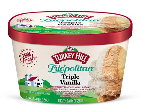 Turkey Hill Dairy Triple Vanilla Trio Politan