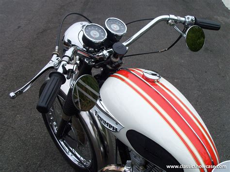 Copyright on the following tank graphics are used with the permission of vintage bike magazine + triumphbonneville120.co.uk. 1966 Triumph Motorcycles Bonneville T120R by Classic Showcase