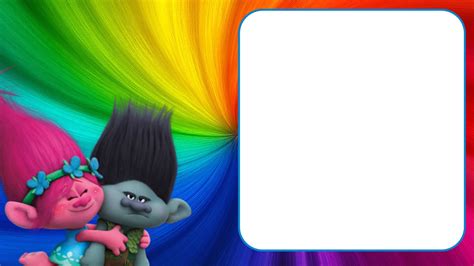 printable trolls invitation templates invitations