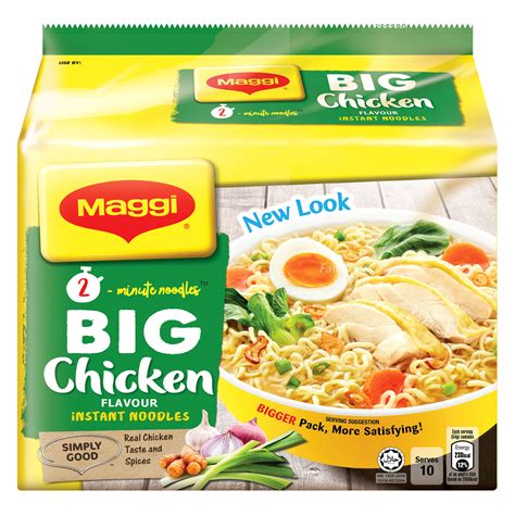 Maggi Big 2 Minute Instant Noodles Chicken Ntuc Fairprice