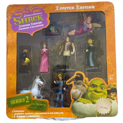 Dreamworks Shrek Limited Edition Figurine Collection Tin Series 2s