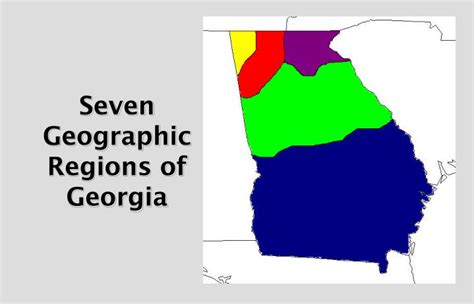Ppt Seven Geographic Regions Of Georgia Powerpoint Presentation Id
