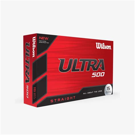Wilson Ultra 500 Straight Golf Balls 15 Pack Maple Hill Golf