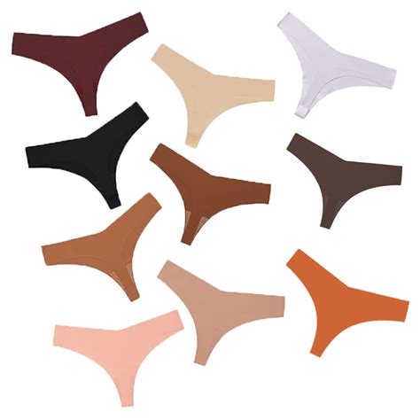 Fashion T Back Briefs V String Bikini Panty Women Low Waist Solid Color Thong Panties Buy