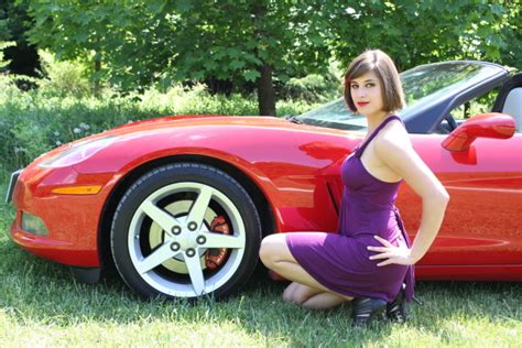 Beautiful Girl With C6 Corvette 2 Corvetteforum