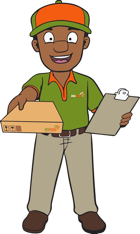 Fast Clipart Delivery Man Fast Delivery Man Transparent Free For