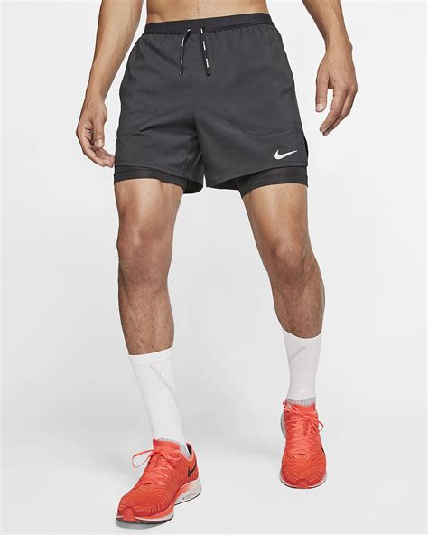 Shorts De Running 2 En 1 De 13 Cm Para Hombre Nike Flex Stride
