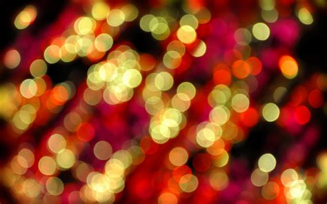 Blurry Christmas Lights Background