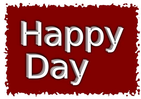 Clipart - Happy day