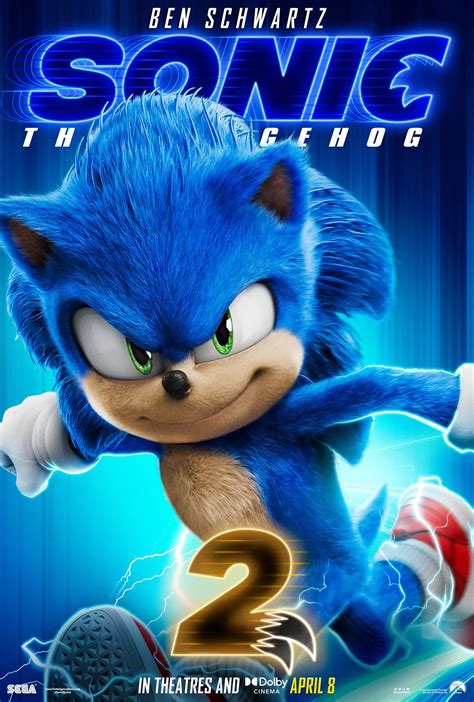Sonic The Hedgehog Of Mega Sized Movie Poster Image Imp