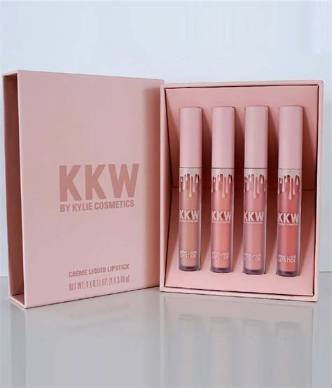 Kylie Kkw Creme Nude Liquid Lipstick Set Of 4 Buy Kylie Kkw Creme Nude