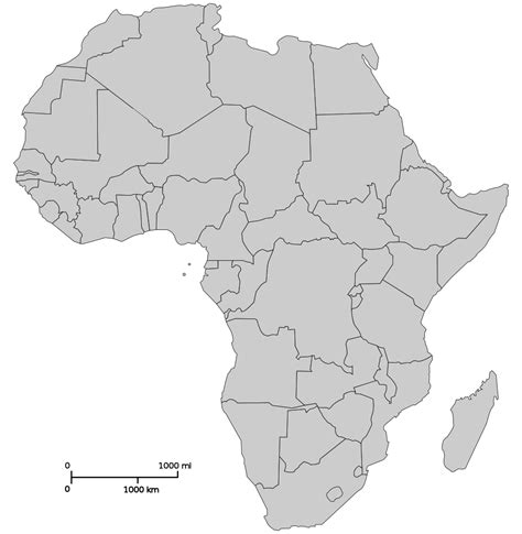 Free political, physical and outline maps of africa and individual country maps. File:Blank Map-Africa.svg - Wikimedia Commons