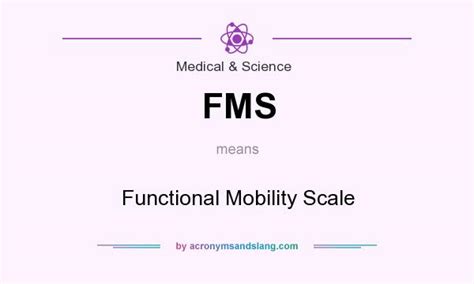 Fms Functional Mobility Scale In Medical And Science By