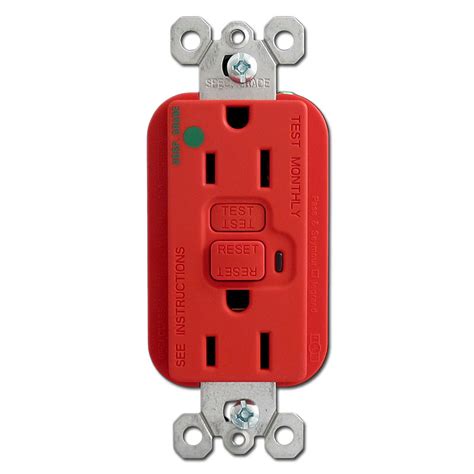 Red Electrical Outlets And Light Switches Red Dimmers For Switch Plates