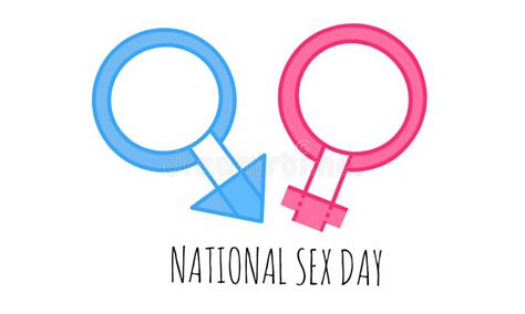 Vector Graphic Of National Sex Day For National Sex Day Celebration Stock Vector Illustration