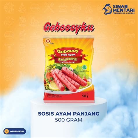 Jual Sosis Geboy Geboooyku Panjang 500 Gram Shopee Indonesia