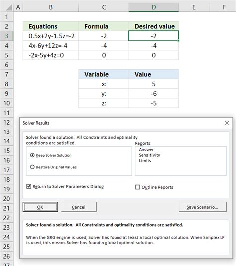 How To Solve Equations With 2 Variables In Excel Tessshebaylo