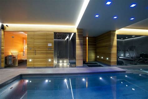 Steam Room Vs Sauna With Modern Pool Also Guncast Home Spa Indoor Gym
