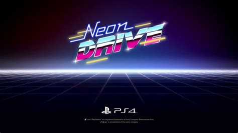 Neon Drive Announce Trailer Ps4 Youtube