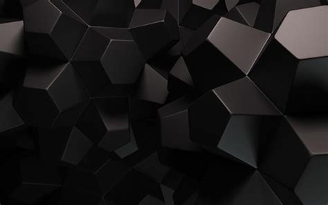 Black Blocks Wallpaper Black Background Wallpaper Abstract Wallpaper
