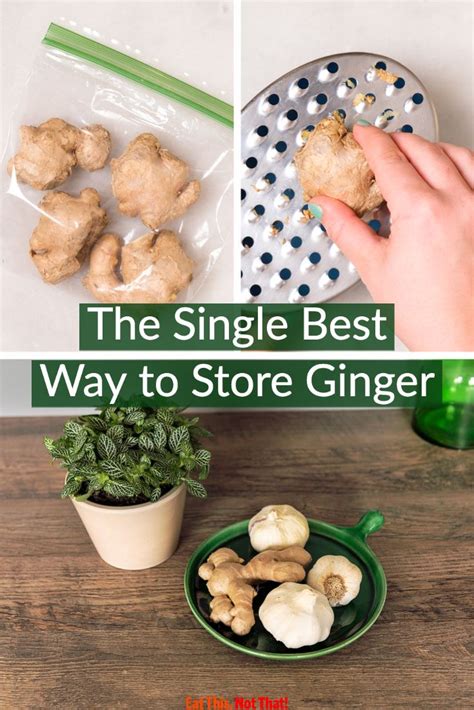 The Best Way To Store Ginger Almost Indefinitely — Eat This Not That