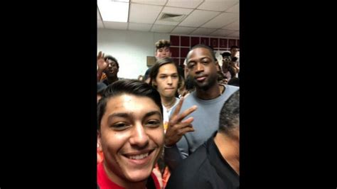 Miami Heats Dwyane Wade Visits Douglas High Miami Herald