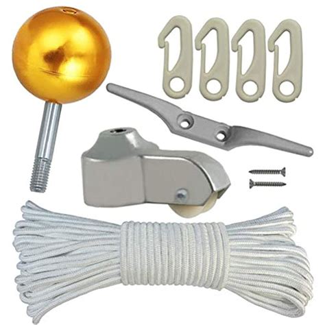 Check spelling or type a new query. Flag Pole Flagpole Hardware Parts Repair KIT - 80 Feet ...