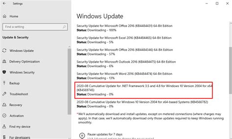 Cumulative Update For Net Framework 35 And 48 For Windows 10 Version