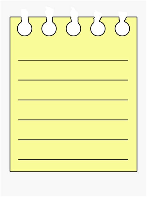 Note Clipart Piece Paper Note Piece Paper Transparent Free For