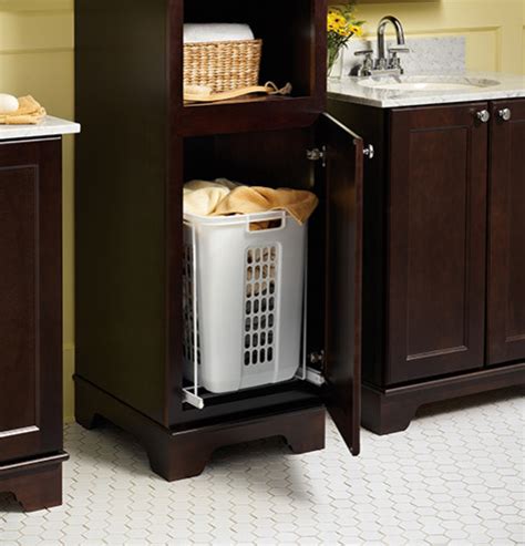 Unsightly items are no longer, when you hide them in a handy hamper. Laundry Hamper Pull Out - Bathroom Vanities And Sink ...