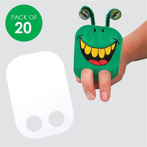 Cardboard Finger Puppets Pack Of 20 Cleverpatch Cleverpatch Art