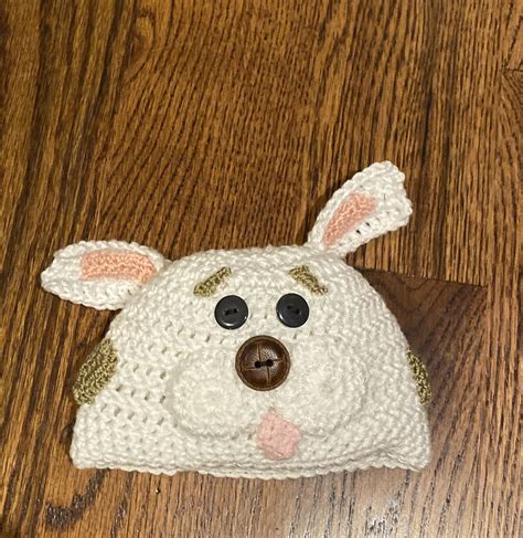 Crocheted Puppy Dog Hat Puppy Dog Hat Crochet Projects Crochet Hats