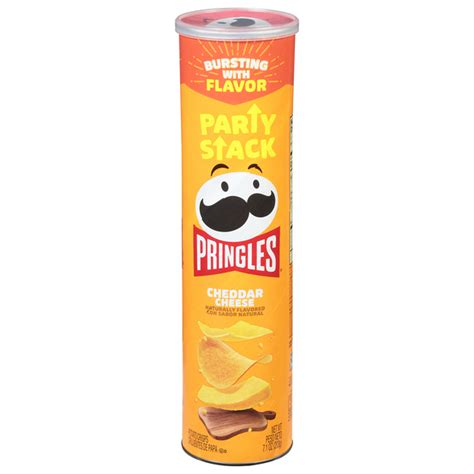 Save On Pringles Potato Crisps Chips Cheddar Cheese Party Stack Order