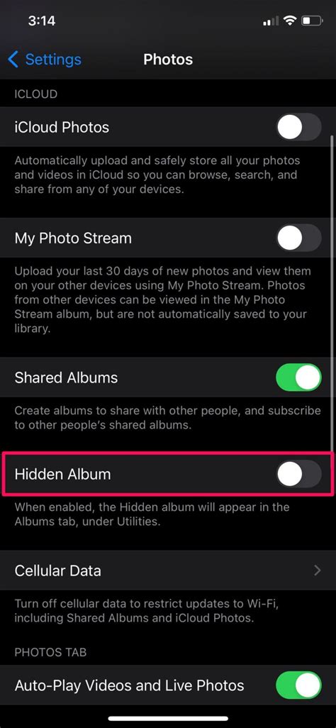 How to Hide the Hidden Photos Album on iPhone & iPad
