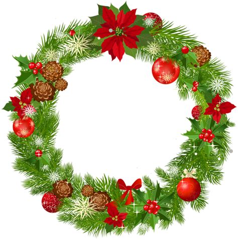 Christmas Wreath Png Transparent Image Download Size 596x600px