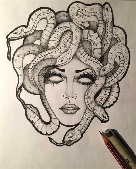 Tattoo Art Drawings Medusa