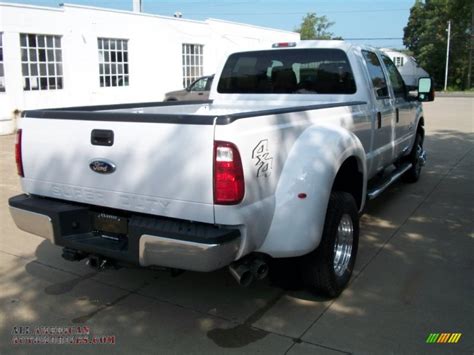 2012 Ford F350 Super Duty Xlt Crew Cab 4x4 Dually In Oxford White Photo