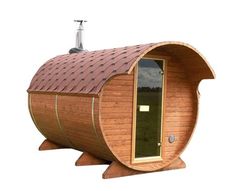2 Room Barrel Sauna Kit W34 Sauna Heater Included Bzb Cabins