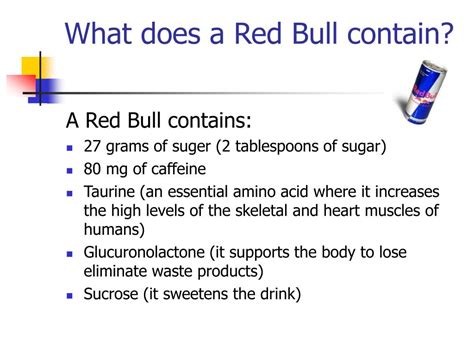 ppt red bull before and after the effects of the drink powerpoint presentation id 6822309