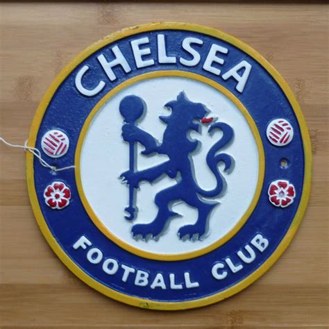 Welcome to the official chelsea fc website. Chelsea FC Badge Sign Cast Iron 24cm Painted Vintage Style ...