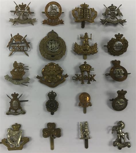 Ww1 British Cavalry Cap Badges 15th Hussars 5th Dragoon Guards 4th