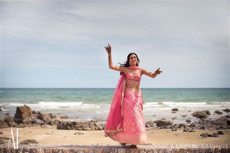 Turquoise Pink Beach Wedding With A Bride In The Most Exquisite