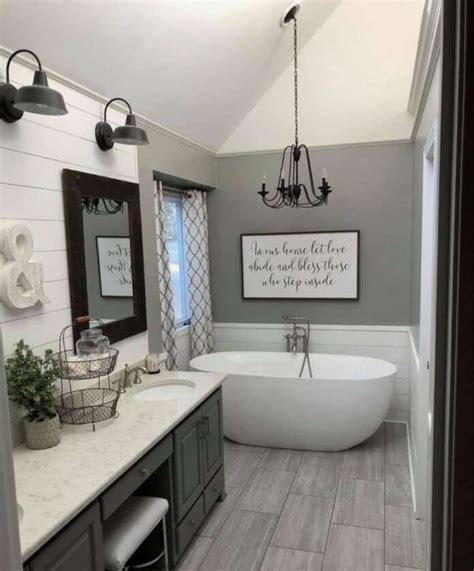 35 Mesmerizing Farmhouse Bathroom Decor For Your Home