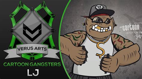 Cartoon Gangsters Speed Art Verus Lj Youtube