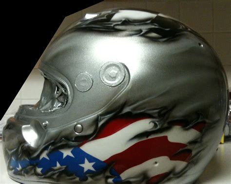 Texas Tearout Custom Painted Motorcycle Helmet — Dallas Airbrushdallas
