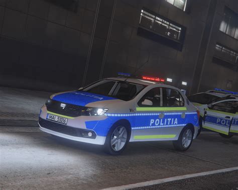 Dacia Logan 2018 Romanian Police New Design Urgences Mods