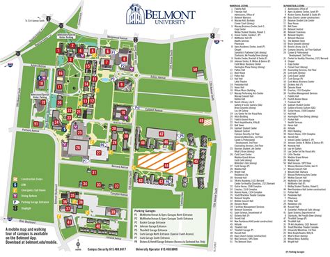 Belmont University Campus Map Verjaardag Vrouw 2020